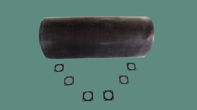 浸橡胶网屏衬垫